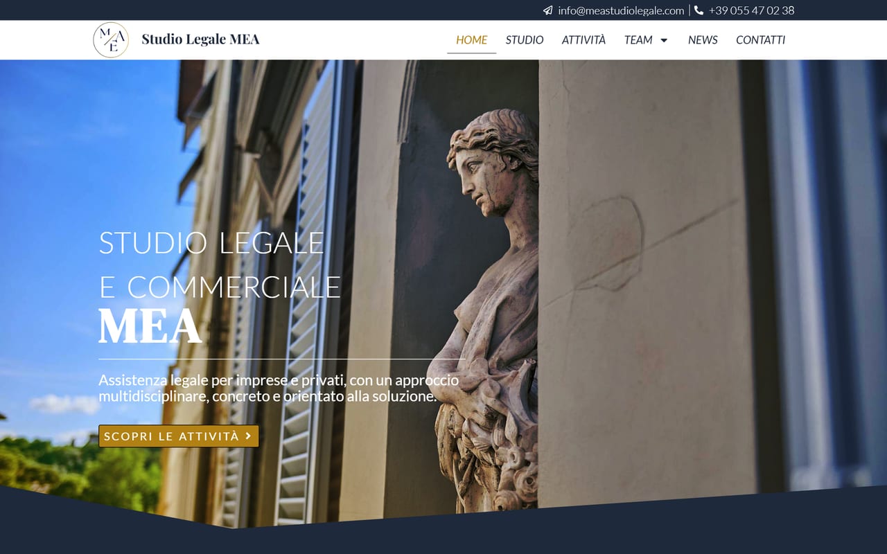 Studio Legale MEA — Home del sito